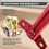 Precisionsmarkering T-regel Snickares ritningslinjal 6