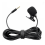 Microfone de lapela com microfone estéreo e áudio mini com fio 1