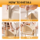 Bookshelf Shelf Children'S Toy Storage Rack Multi- 6