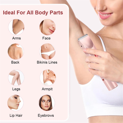 Painless Hair Removal Trimmer for Sensitive Areas 2