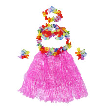 6 kpl havaijilaisia ruohohame-kukka-hula-lei-rannekkeita