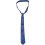 Cravatta stretta in poliestere blu scuro 10