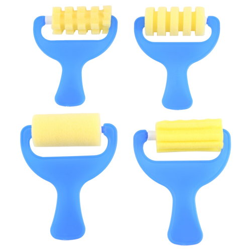 Set van 4 sponsverfrollers voor kinderen 2