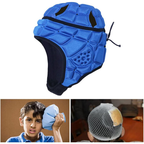 Rugby Helmet Headguards Soft Padded Headgear Hockey Helmet Soft Shell Head Protector 2