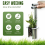 Bulb Planter Tool Stainless Steel, Garden Seedling 4