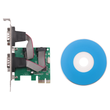 PCI-E PCI Express Podwójny port szeregowy DB9 RS232 2 porty C
