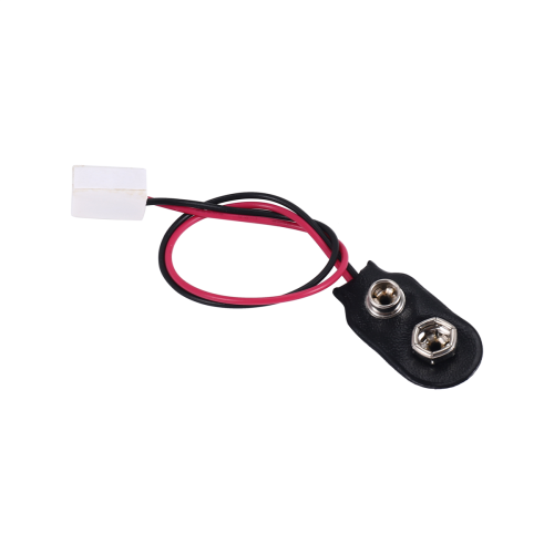Conector de bateria miniatura de 9 V com fio e único 2