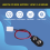 Conector de bateria miniatura de 9 V com fio e único 7