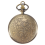 Retro Antik Bronze Spinnennetz Muster Taschenuhr 6