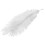 10 stuks witte natuurlijke struisvogel 20-25 cm bruiloft DI 9