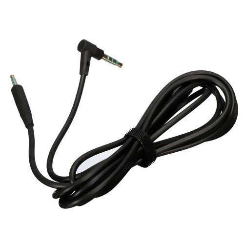 Cabo de áudio de 1,5 m de 2,5 a 3,5 mm para QC25 Quiet Comfo