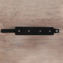 Brazalete de cuero unisex con remaches estilo punk