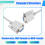 Câble null modem série RS232 femelle F/F 1,5 m 6