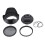 Kit de filtros CPL UV de 58 mm para 700D 100D 600D 1200D Le 1