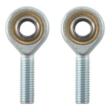 2 x M10 1,5 Macho Haste Extremidade Rose Joint Mão Direita Th