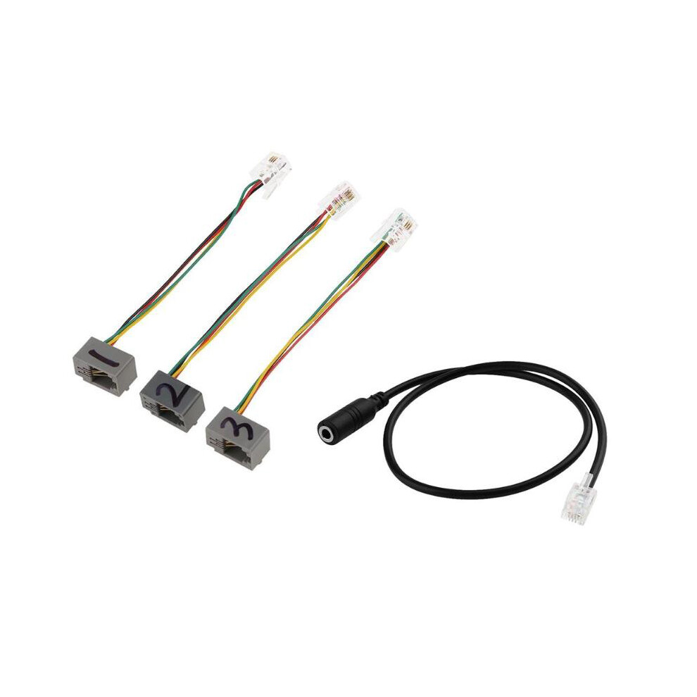 Rj9 4P4c Male Plug To 3.5Mm Female Jack Headset Au 4852206124228