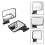 Espelhos para carrinho de golfe - Universal Folding Side View Mi 7