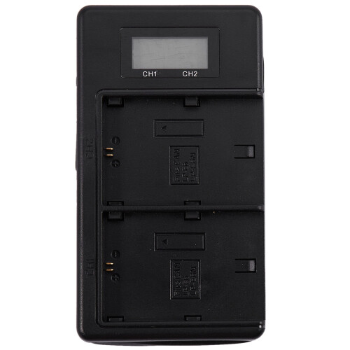 Încărcător pentru baterie LP-E6 cu LCD dublu pentru 5DS R, 5D Mark I 2