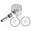 38Mm Kolben & Ringe 10Mm Pin Nadellager Kit Fi 9
