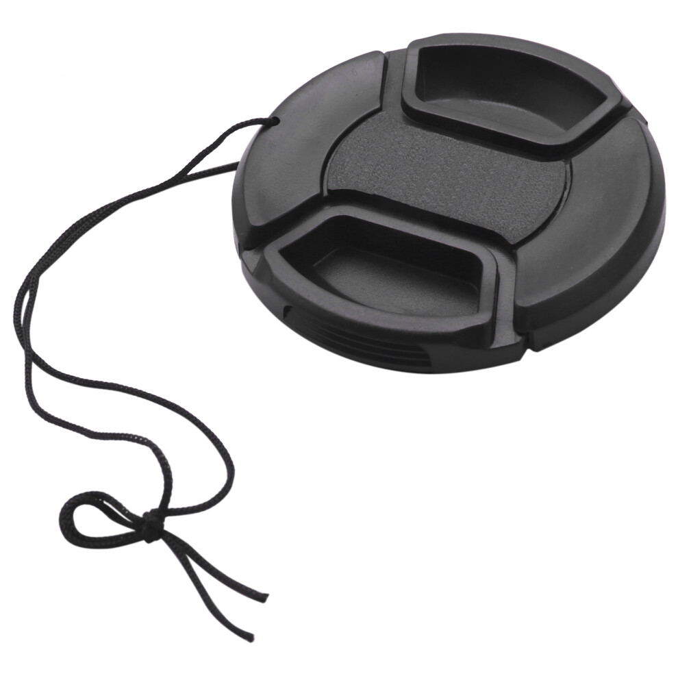 Bouchon d'objectif 58 mm avec trou pour laisse pour appareil photo reflex numérique