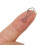 100Pcs Fishing Hooked Snap Links Swivel Hook Line 9