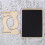 Mini Chalkboard Label Signs, 10 Pack Framed Easel 8