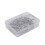 100 Pack Metal Curtain Hooks Drapery Hook Pins wit 3