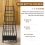 Συρμάτινη σχάρα για 4 μπουκάλια/σιρόπι Monin για καφέ 6