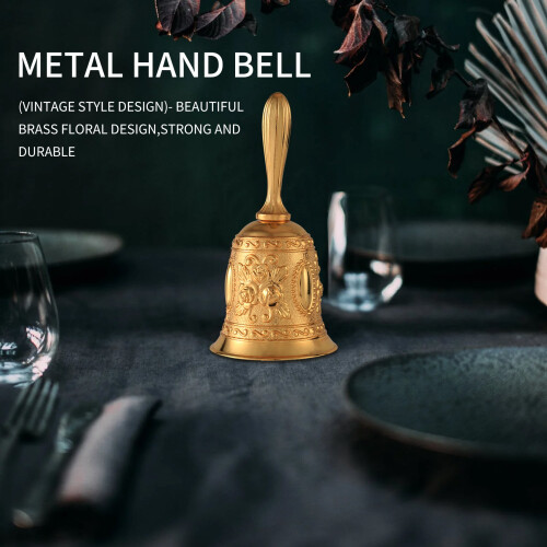 Campainha de mão, campainha de chamada de serviço de espera de tom de metal 2