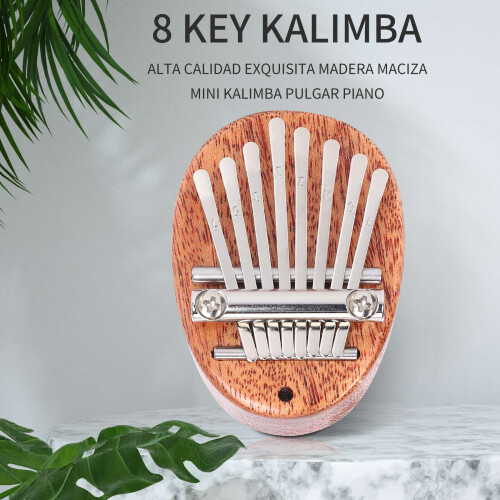 8 πλήκτρων μίνι Kalimba εξαιρετικό πιάνο αντίχειρα 2