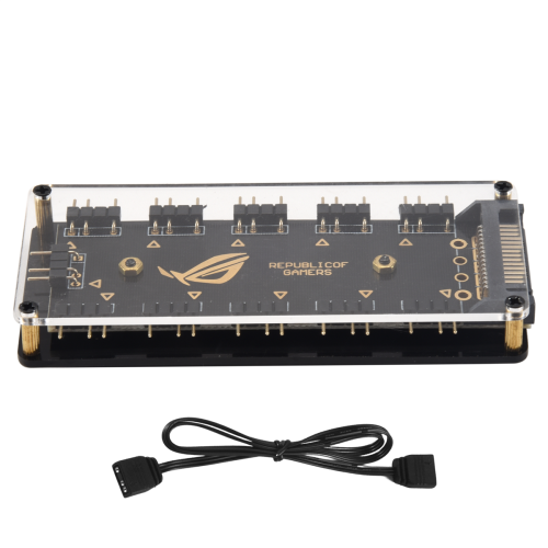 Διαχωριστής LED RGB 5V 3Pin, 10-θυρο Hub με 50cm Ext 2