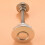 4X Quick Release Push Hood Latch Button Car Pin Bo 9