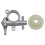 1Set 2500/3800 Ricambi per motosega Pompa dell'olio con 2