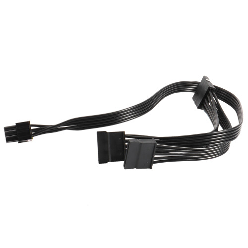 2Pcs 6 Pin zu 3X SATA Treiber Stromkabel für Super 2