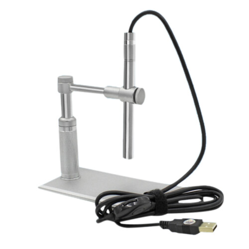 2 MP USB Digital Mikroskop 500x 8 LED Kamerastativ