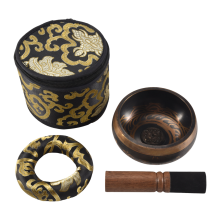 Set di campane tibetane con nuovo bastone a doppia estremità