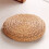 Round Natural Pouf Hand-Made Weaving Cushion Fill 6