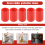 100 τεμάχια καουτσούκ καπάκια άκρων 12 χιλιοστών ID PVC στρογγυλό σωλήνα μπουλόνι 8