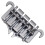 3-punkts 4-strengs bassbro tailpiece sinklegering 4