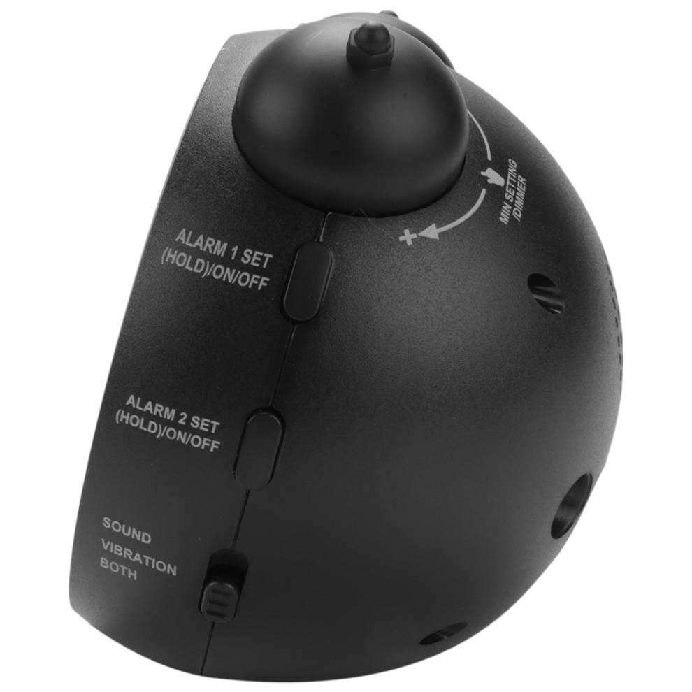 Sveglia Doppia Ad Alto Volume Con Vibrazione E Funzione Scuotiletto