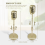 Microfone de mesa vintage cenográfico com Adjusta 8