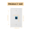 2er-Pack 1-Port-Ethernet-Wandplatte, RJ45 Cat6-Buchse 9