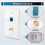 Set de 4 prize de perete Ethernet și coaxial, cu 1 Cat 7