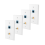 Set de 4 prize de perete Ethernet și coaxial, cu 1 Cat 4