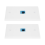 2er-Pack 1-Port-Ethernet-Wandplatte, RJ45 Cat6-Buchse 4