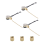 3er-Pack Deckenventilator-Lichtschalter ZE-109 Zugkette R 4