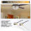 3er-Pack Deckenventilator-Lichtschalter ZE-109 Zugkette R 6