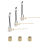 3er-Pack Deckenventilator-Lichtschalter ZE-109 Zugkette R 3