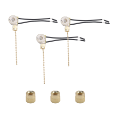 3er-Pack Deckenventilator-Lichtschalter ZE-109 Zugkette R