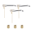 3er-Pack Deckenventilator-Lichtschalter ZE-109 Zugkette R 2